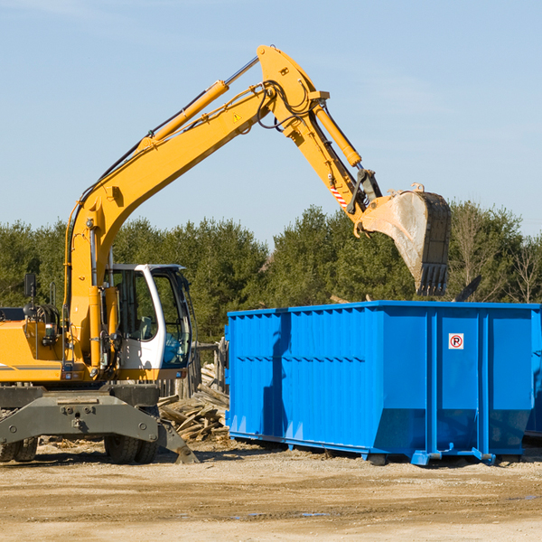 can i choose the location where the residential dumpster will be placed in Roxbury New York